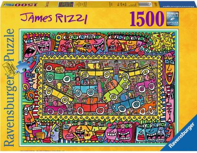 Ravensburger Puzzle James Rizzi Jsme na cestě na party 1500 dílků