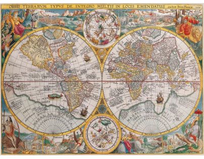 Ravensburger Puzzle Historická mapa 1500 dílků