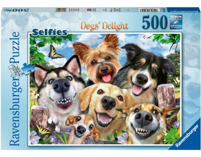 Ravensburger Puzzle Selfie psi 500 dílků