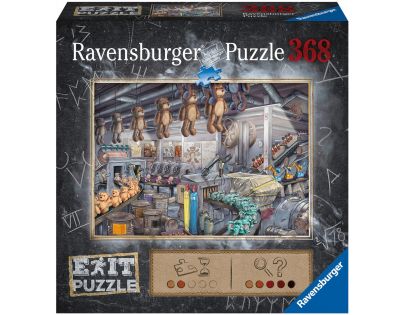 Ravensburger Puzzle Exit V továrně na hračky 368 dílků