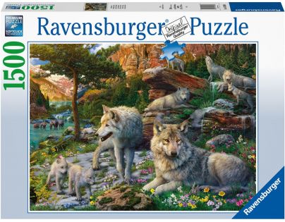 Ravensburger Puzzle Jarní vlci 1500 dílků