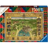 Ravensburger Puzzle Mapa Bradavic 1500 dílků 3