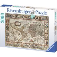 Ravensburger Puzzle Mapa světa 2000 dílků 2