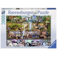 Ravensburger Puzzle Zvířecí svět 2000 dílků 2