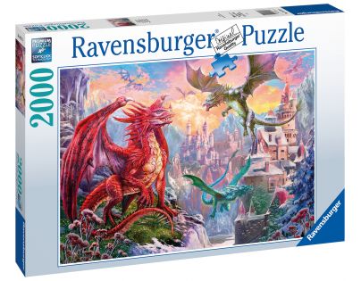 Ravensburger Puzzle Mystický drak 2000 dílků