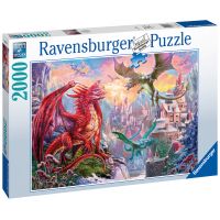 Ravensburger Puzzle Mystický drak 2000 dílků 2