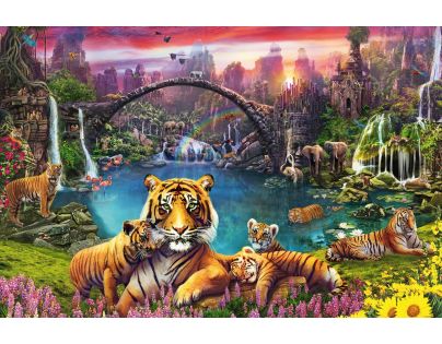 Ravensburger Puzzle Divočina s květinami 3000 dílků