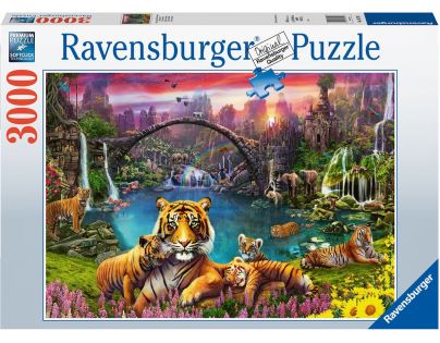 Ravensburger Puzzle Divočina s květinami 3000 dílků