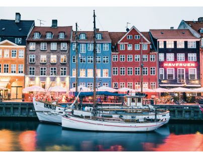 Ravensburger Puzzle Skandinávie Dánsko Kodaň 1000 dílků