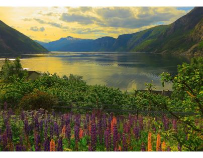 Ravensburger Puzzle Skandinávie Fjord v Norsku 1000 dílků