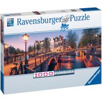 Ravensburger Puzzle panoramtic Amsterdam 1000 dílků 2