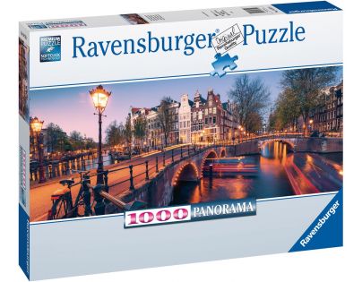 Ravensburger Puzzle panoramtic Amsterdam 1000 dílků