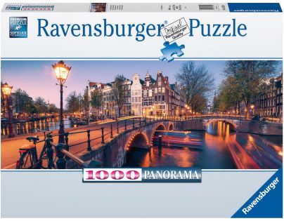 Ravensburger Puzzle panoramtic Amsterdam 1000 dílků