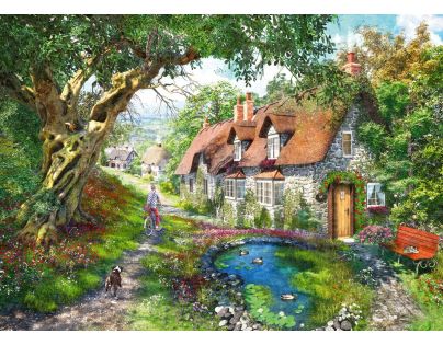 Ravensburger Puzzle Květinový kopec 1000 dílků