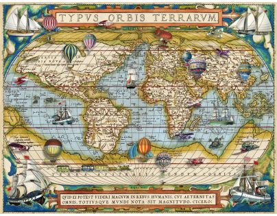 Ravensburger Puzzle Cesta kolem světa 2000 dílků