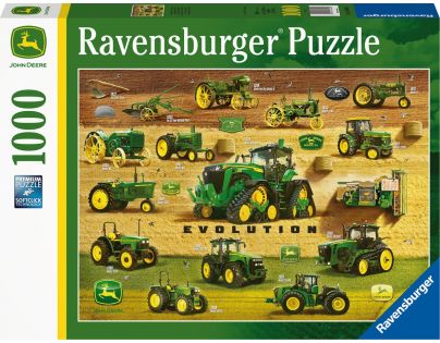 Ravensburger Puzzle John Deere Tehdy a teď 1000 dílků