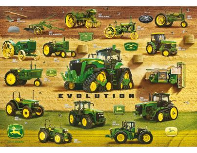 Ravensburger Puzzle John Deere Tehdy a teď 1000 dílků