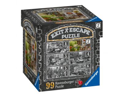 Ravensburger Puzzle Exit Obývací pokoj 99 dílků