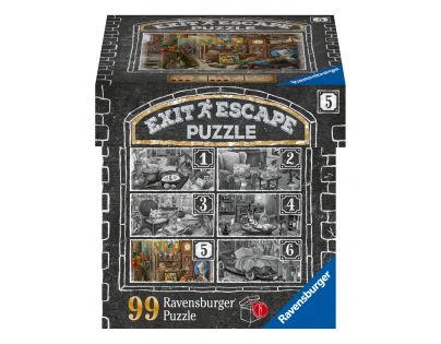 Ravensburger Puzzle Exit Podkroví 99 dílků