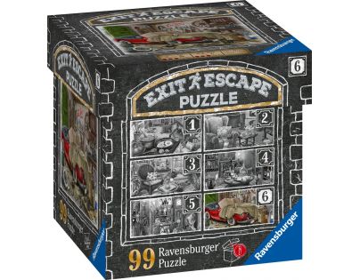Ravensburger Puzzle Exit Garáž 99 dílků