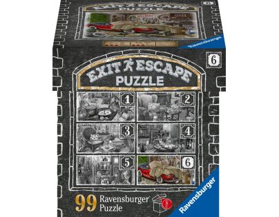 Ravensburger Puzzle Exit Garáž 99 dílků
