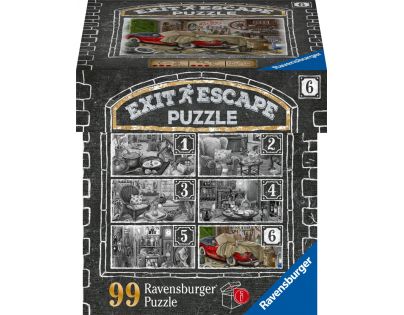 Ravensburger Puzzle Exit Garáž 99 dílků