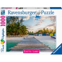 Ravensburger Puzzle Nádherné ostrovy Maledivy 1000 dílků 2