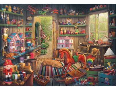 Ravensburger Puzzle Starodávné hračky 1000 dílků