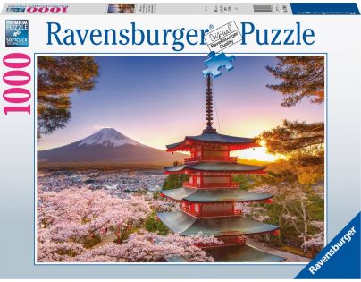 Ravensburger Puzzle Rozkvetlé třešně v Japonsku 1000 dílků