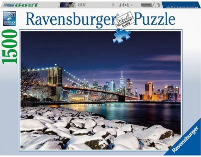 Ravensburger Puzzle Zima v New Yorku 1500 dílků
