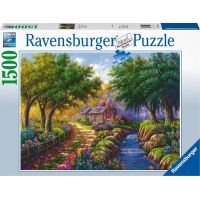 Ravensburger Puzzle Chata u řeky 1500 dílků 2