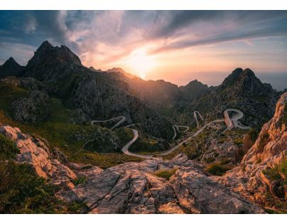 Ravensburger Puzzle Dechberoucí hory Pohoří Serra de Tramuntana Malorka 1000 dílků
