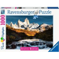Ravensburger Puzzle Dechberoucí hory Mount Fitz Roy Patagonie 1000 dílků 2