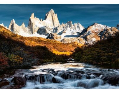 Ravensburger Puzzle Dechberoucí hory Mount Fitz Roy Patagonie 1000 dílků