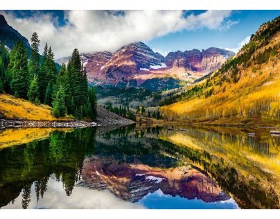 Ravensburger Puzzle Dechberoucí hory Aspen Colorado 1000 dílků