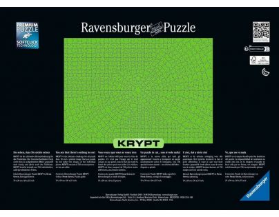 Ravensburger Puzzle Krypt puzzle Neonová zelená 736 dílků