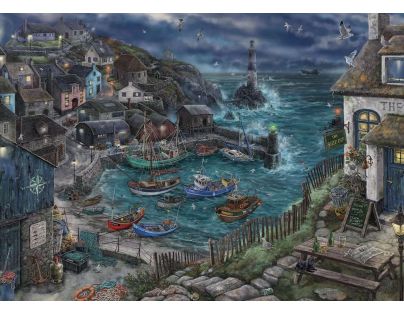 Ravensburger Puzzle Exit puzzle Maják u přístavu 759 dílků
