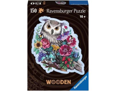 Ravensburger Puzzle dřevěné Tajemná sova 150 dílků