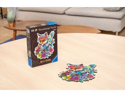 Ravensburger Puzzle dřevěné Barevná liška 150 dílků