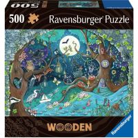 Ravensburger Puzzle dřevěné Kouzelný les 500 dílků 2