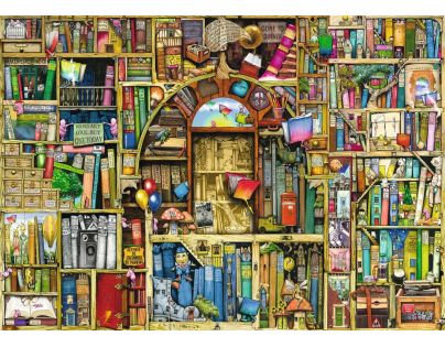 Ravensburger Puzzle Bizarní knihovna 1000 dílků
