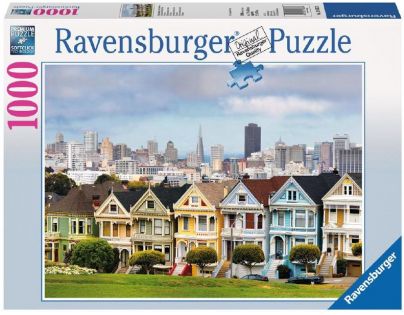 Ravensburger Puzzle 193653 Malované domy v San Francisco 1000 dílků