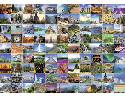 Ravensburger Puzzle 193714 99 nejkrásnějších míst světa 1000 dílků