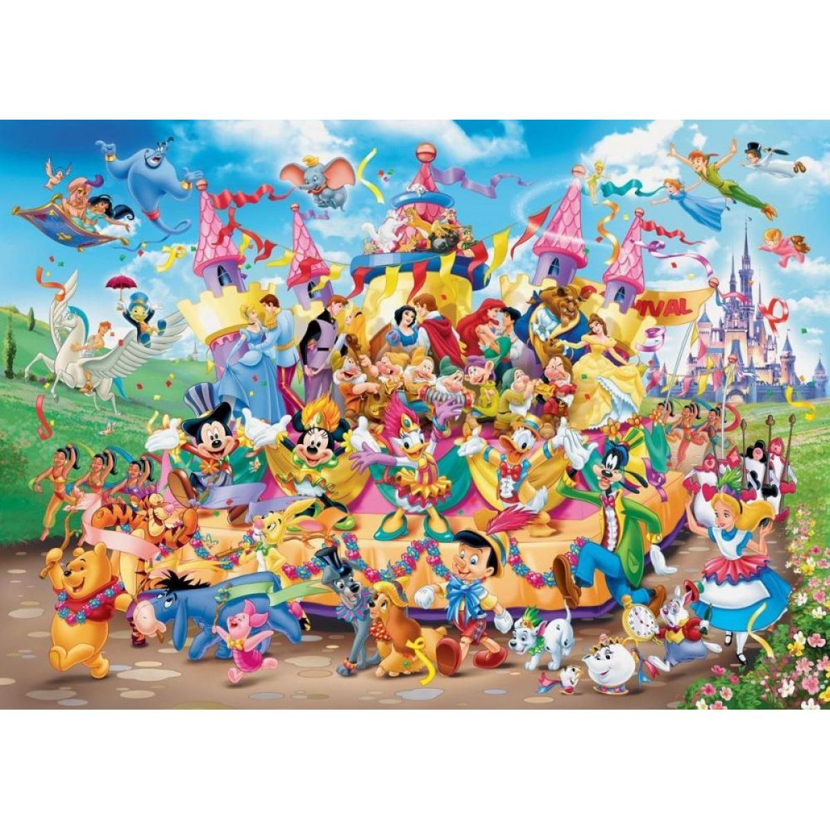 Ravensburger Puzzle 193837 Disney karneval 1000 dílků