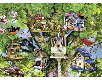 Ravensburger Puzzle Ptačí vesnice 1000 dílků