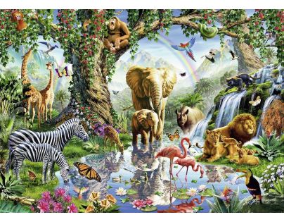 Ravensburger Puzzle Dobrodružství v džungli 1000 dílků