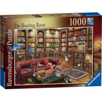 Ravensburger Puzzle Útulná knihovna 1000 dílků 2