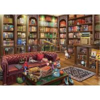 Ravensburger puzzle Útulná knihovna 1000 dílků