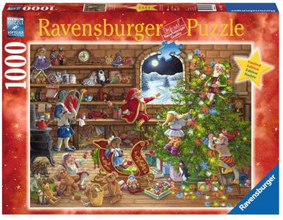 Ravensburger Puzzle 198825 Odpočítávání Vánoc 1000 dílků