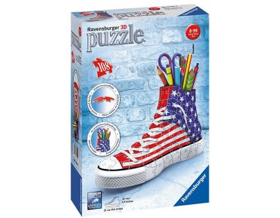 Ravensburger Puzzle 3D 125494 Kecka Vlajkový design 108 dílků